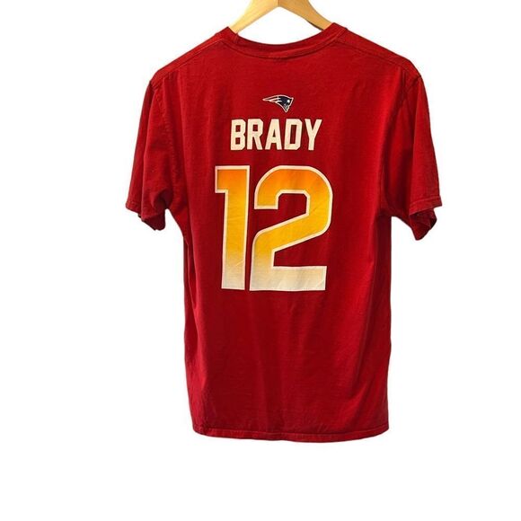 MENS PRO LINE Brady Graphic Red Tee Shirt M - Picture 3 of 7